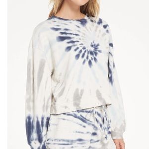 Z Supply Crop Tie-Dye Sweatshirt